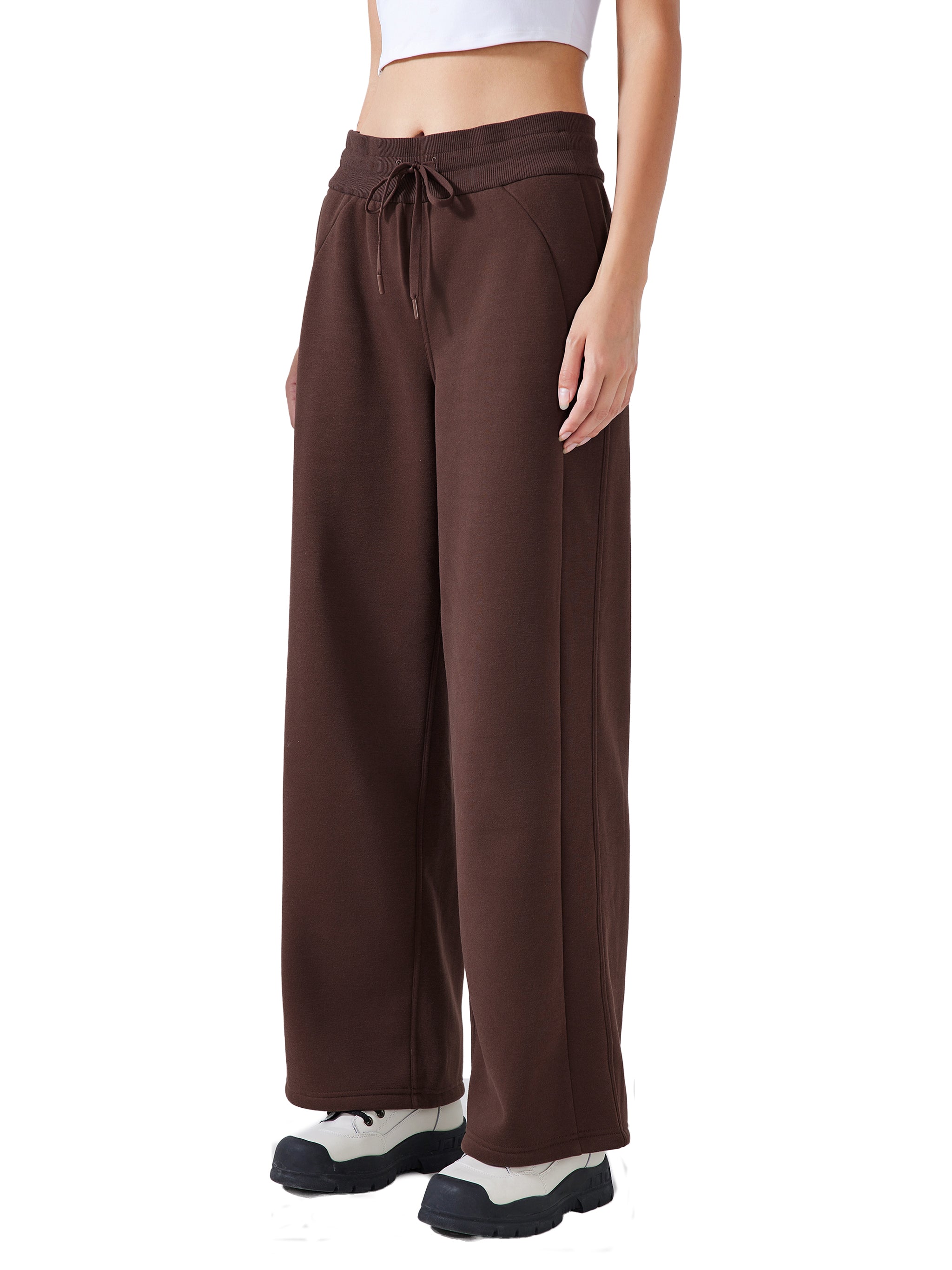 Mocha Drape Leg Pants