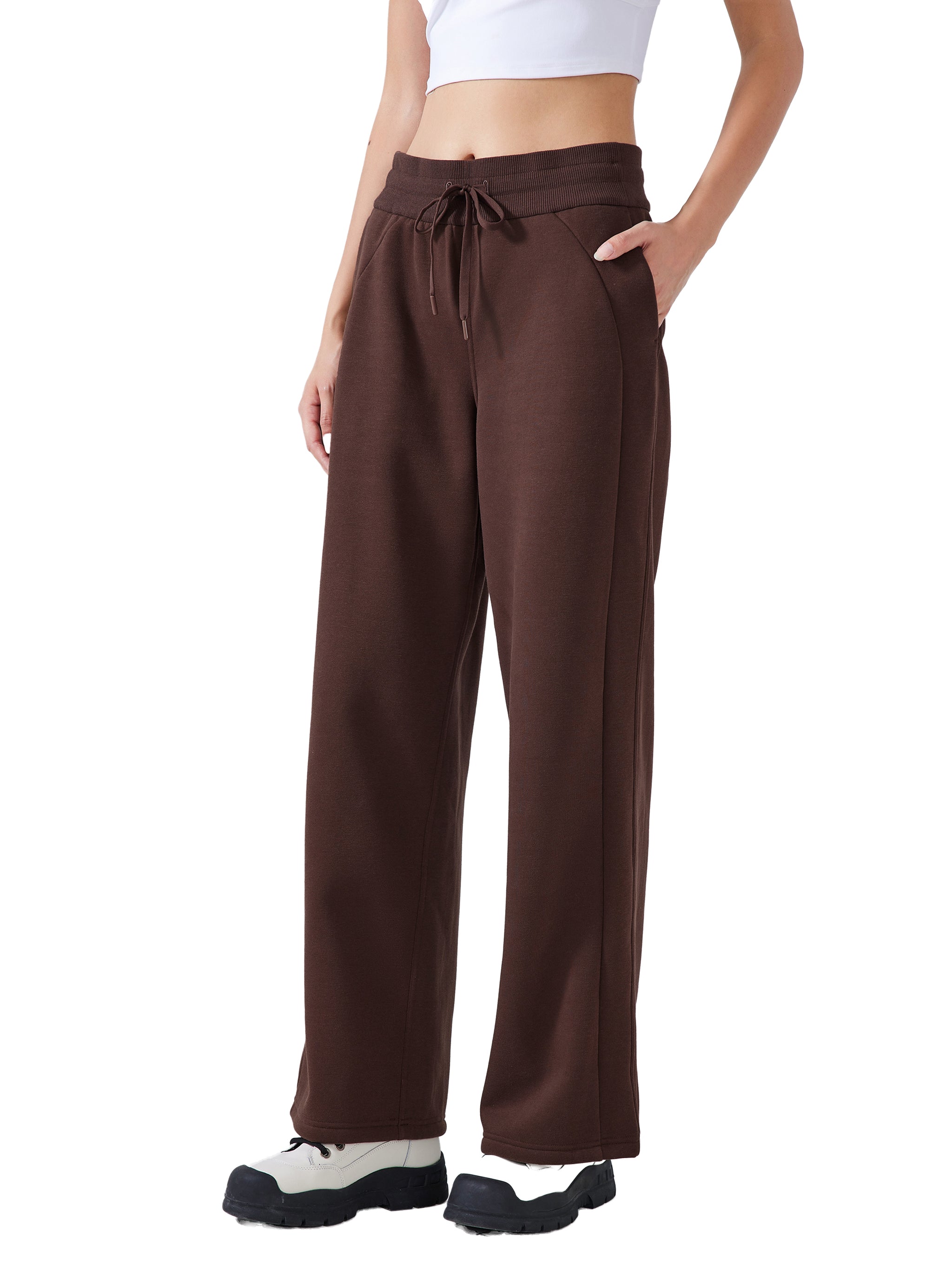 Mocha Drape Leg Pants